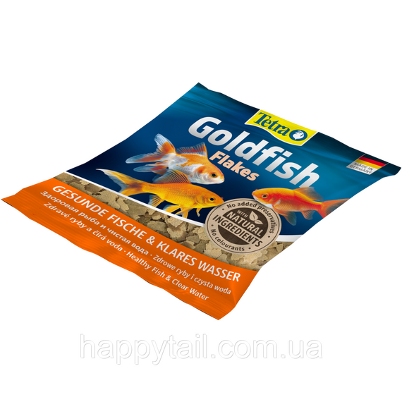 Корм Tetra Goldfish Flakes 12 г — Спеціальні пластівці для всіх видів золотих рибок | Зображення 3
