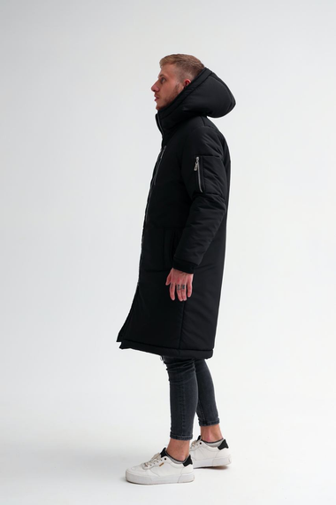 Парка Сніговик чорний S XL | Зображення 3