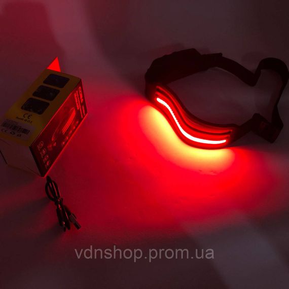 Потужний тактичний ліхтар світлодіодний, Ліхтарик акумуляторний наголовний, Ліхтарик на голову діодний UQ-38 | Зображення 8