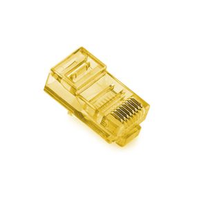 Коннектор Merlion RJ-45 8P8C UTP Cat-5 (100 шт / уп.) Yellow