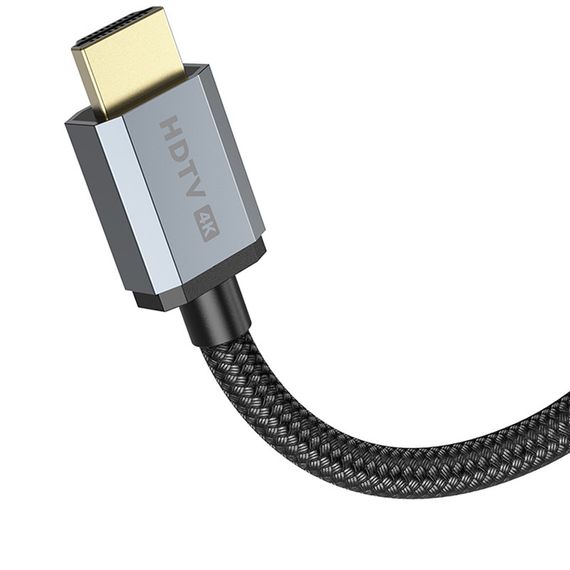 Дата кабель Hoco US03 4KHDMI Male To 4KHDMI Male (3m) Black | Зображення 4