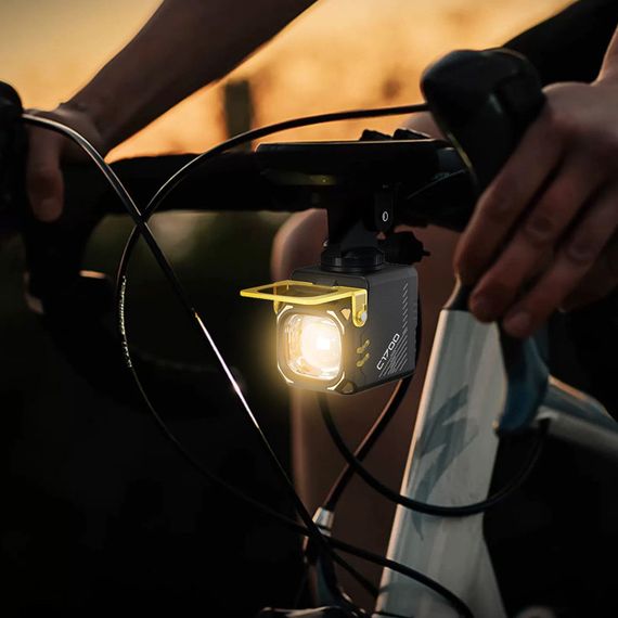 Велосипедный фонарь с фиксацией на руль, Фонарь для велопутешествий, Освещение для велосипеда ZR-81 | Зображення 7