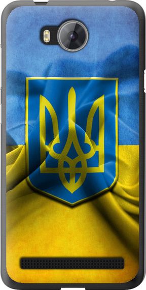 Чехол на Huawei Y3II / Y3 2 Флаг и герб Украины 1 "375u-495-17620"