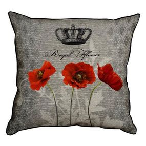 Подушка з мішковини Royal flower 45x45 см (45PHB_BOT033_SE)