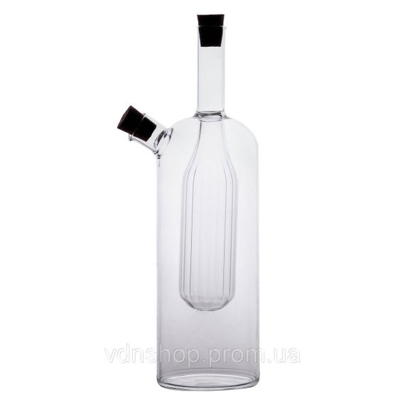 Скляна пляшка подвійна для олії та оцту 2в1 500 мл HP-34-13 | Зображення 3