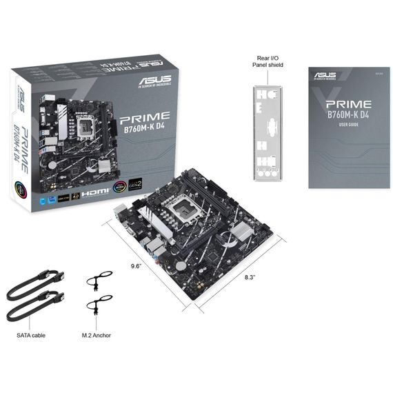 Материнська плата ASUS PRIME B760M-K D4 | Зображення 3