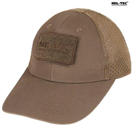 Бейсболка MIL-TEC Net Baseball Cap Coyoteз сіткою