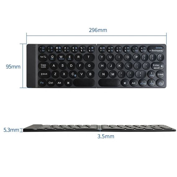 Клавиатура WIWU Fold Mini Keyboard FMK-01 Black | Зображення 7