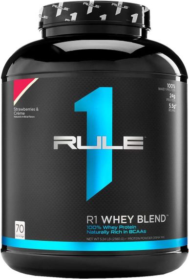Протеїн Rule One Whey Blend 2.27 kg (Strawberries Creme)