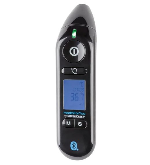 Термометр інфрачервоний безконтактний Silver Crest SFT 81, вушний, лобний, Bluetooth | Зображення 3