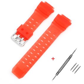 Ремінець для Casio G-Shock GW-9400 Transl Light-Red SI