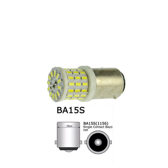 Світлодіодна лампа S25-062 CER 3014-57 12-24V