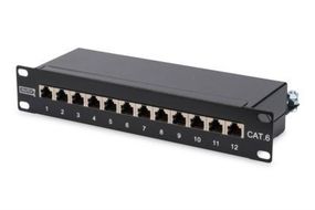 Патч-панель DIGITUS 10" 1U, 12 портов, Cat.6 STP в сборе (DN-91612S)