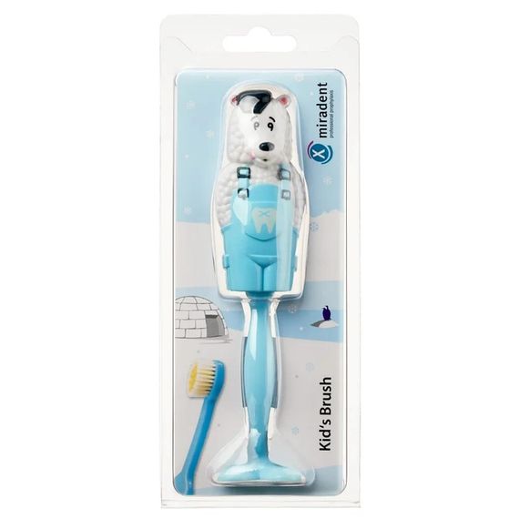 Дитяча зубна щітка Miradent Kid's Brush, Dantist Student Roi - Ведмедик