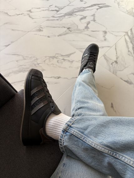 Кроссовки Superstar x Dime Black  (качество) 1039 | Зображення 3