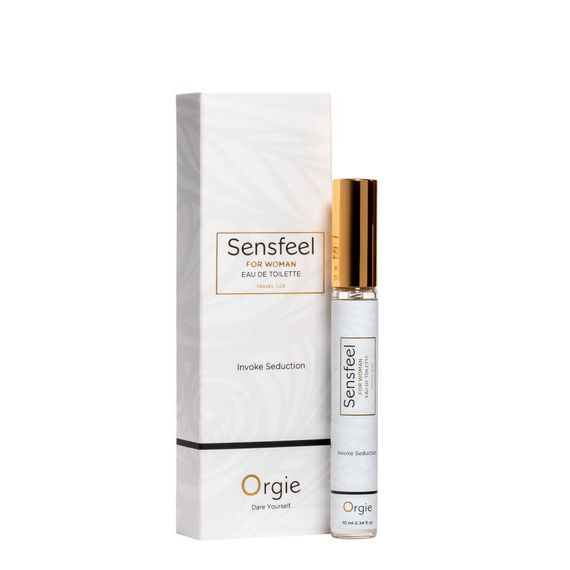 Жіночі парфуми з феромонами Orgie – Sensfeel for Woman Travel Size (10 мл), квітково-фруктовий аромат Sex Aura