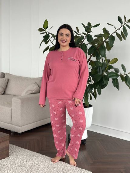 М’яка, затишна та ідеальна піжама PLUS SIZE | Зображення 1