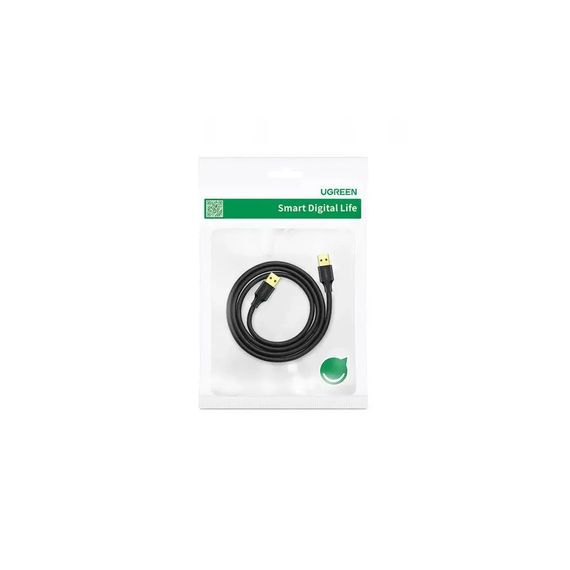 Дата кабель USB 3.0 AM/AM 3.0m US128 black Ugreen (90576) | Зображення 1