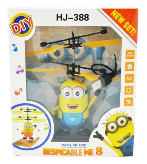 Дитяча іграшка Літаючий Міньйон з підсвічуванням | Зображення 7