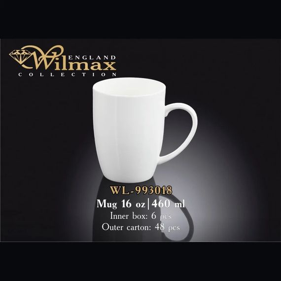 Кухоль порцеляновий Wilmax (Вілмакс) 450 мл (WL-993018) | Зображення 1
