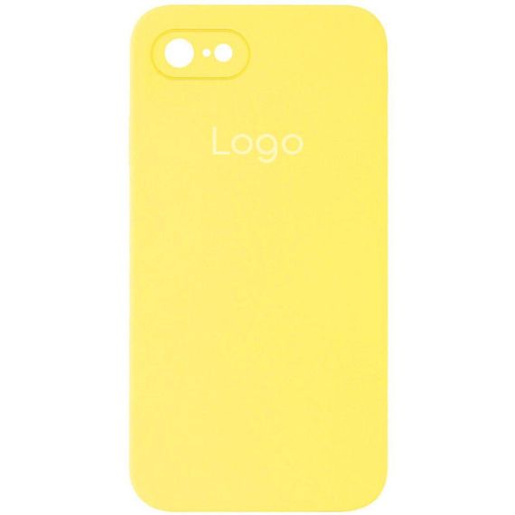 Чохол Silicone Case Square з повним захистом камери для iPhone 7/8/SE 2020 Колір 55.Pine Зелений | Зображення 6