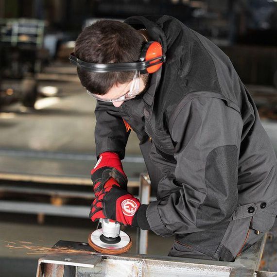 Диск зачистний з спіненого абразиву помаранчевий 125*22.2*13 мм, P46, T27 INTERTOOL BT-0605 | Зображення 5