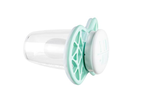 Пустышка симметрическая Nuvita NV7065 Air55 Cool 0m+ &quot;I LOVE MUM&quot; мятная (NV7065SG) | Зображення 1