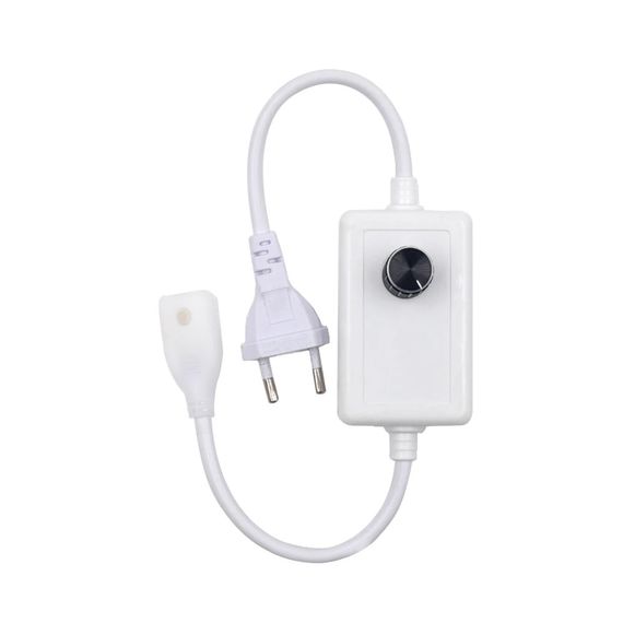 Кабель питания с диммером для светодиодных лент 8ММ 220V