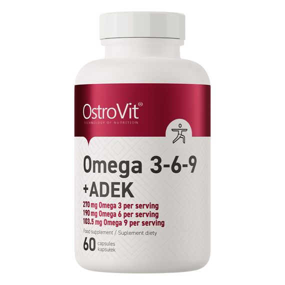 Омега 3-6-9 OstroVit Omega 3-6-9 + ADEK 60 caps