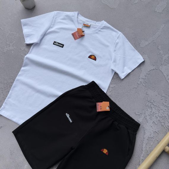 Набір Ellesse біла футболка чорні шорти + 2 пари шкарпеток у подарунок | Зображення 5