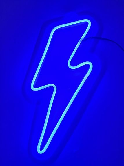 Неоновий світильник Блискавка 150х300 acr-n000011 | Зображення 1