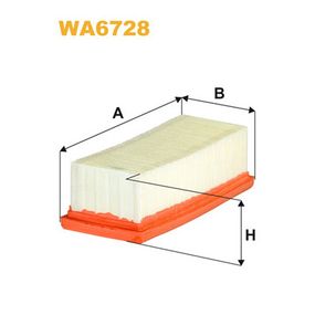 Воздушный фильтр для автомобиля Wixfiltron WA6728