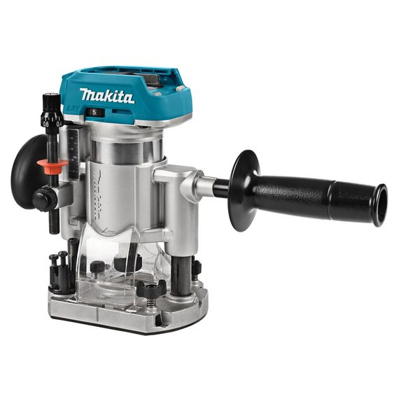 Фрезер акумуляторний з набором аксесуарів Makita DRT50ZX2 (6/8 мм, 10000-30000 хв-1, BL, LXT, без акумулятора та зарядного пристрою) | Зображення 2