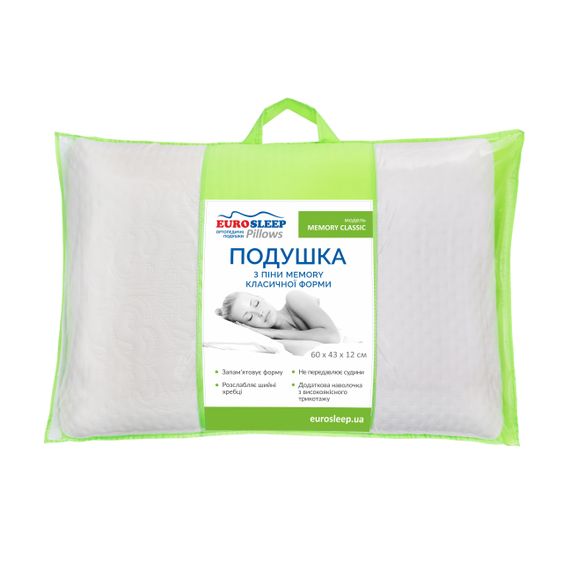 Подушка Eurosleep 107701169 Україна 60*43*12,600х400