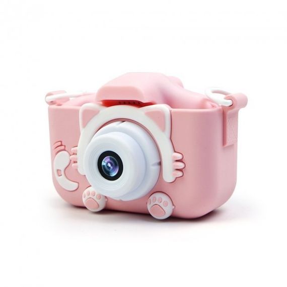 Протиударний цифровий дитячий фотоапарат іграшка, відеокамера Котик Smart Kids Camera 3 Series | Зображення 3