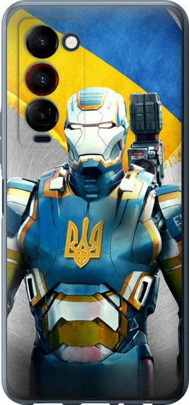 Чехол на Tecno Camon 18 Premier Украинский киборг "980u-2652-17620"