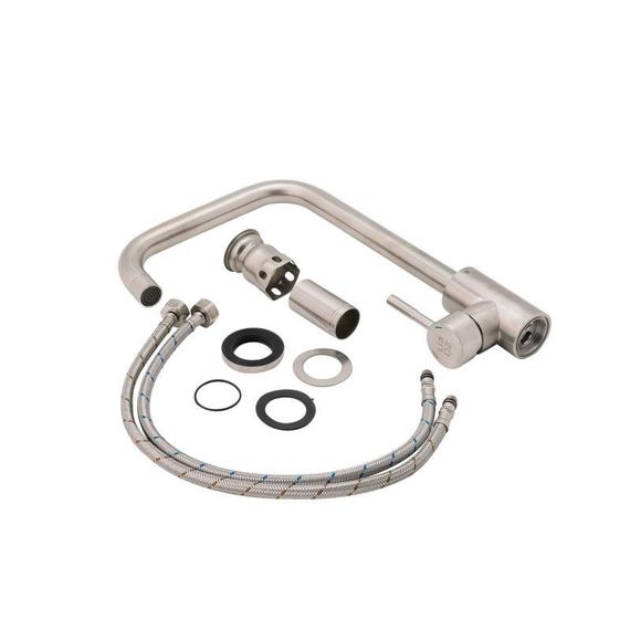 Змішувач для кухні Lidz Aria 015F1 (k35) LDARI015F1NKS21690 Nickel | Зображення 5