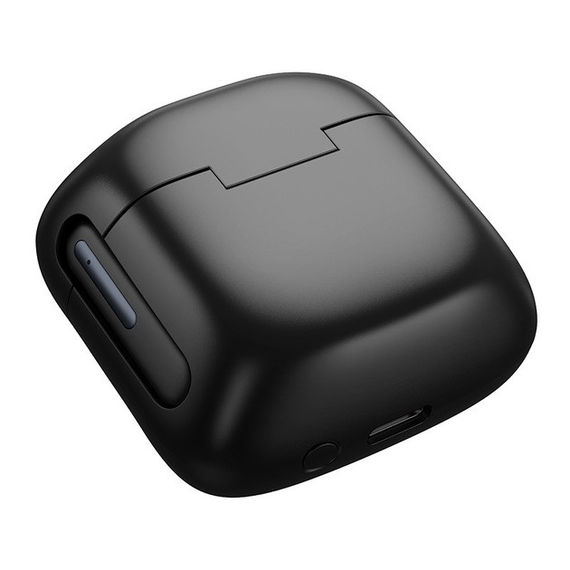 Бездротові навушники HOCO EQ14 Bluetooth 5.4 500 mAh з інтелектуальним дисплеєм на кейсі iOS Android Чорні | Зображення 1