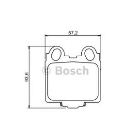 Тормозные колодки Bosch дисковые задние LEXUS GS,IS,SC 97 0986494231