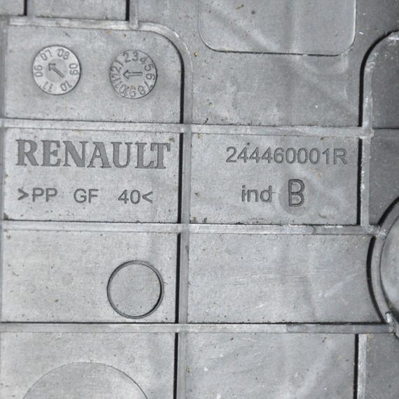 Ящик корпус акумулятора Renault Laguna III 2007-2015 Підставка полиця АКБ Рено Лагуна 3 244460001R | Зображення 3