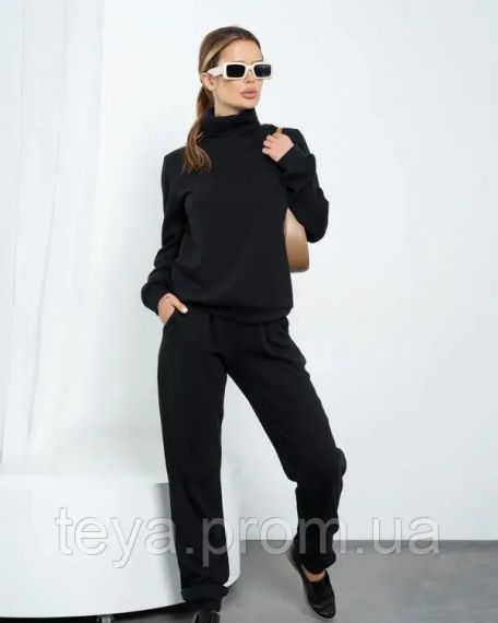 Спортивный костюм для женщин цвет черный размеры S, L, XL, M FI_008600