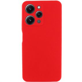 Чохол Silicone Cover Lakshmi Full Camera (AAA) для Xiaomi Redmi 12 Червоний / Red