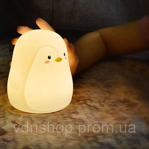 Ночник Лампа usb для повербанка пингвин, Настільні світильники з м'яким освітленням для спальні IZ-80 | Зображення 8