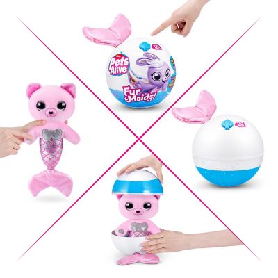 Інтерактивна іграшка Pets &amp; Robo Alive серії Furmaids – Кошеня Пурл (9555A) | Зображення 1