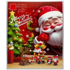 Дитячий констуктор адвент-календар "Merry Christmas" 1010B