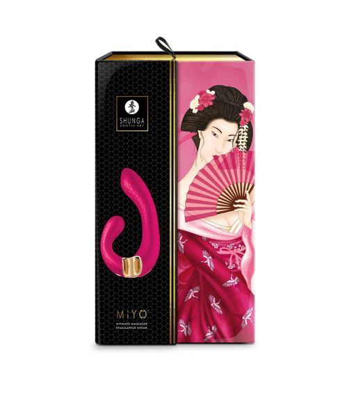 Вібратор-кролик Shunga Miyo Raspberry | Зображення 5