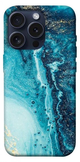 Чохол з картинкою Блакитна фарба для Apple iPhone 15 Pro (6.1")