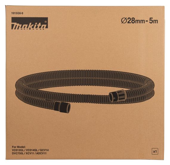 Шланг гнучкий 28 х 5000 мм для пилососів Makita VC013G, VC014G, DVC750 (1915G6-9) | Зображення 2