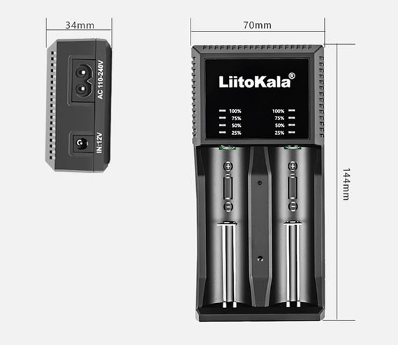 Универсальное зарядное устройство LiitoKala Lii-PL2 | Зображення 1