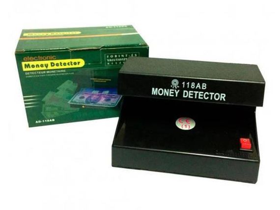 Ультрафіолетовий детектор валют настільний Money Detector AD-118-AB Чорний